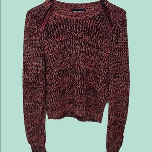 vintage 525 america multicolor sweater with zipper shoulders in size small